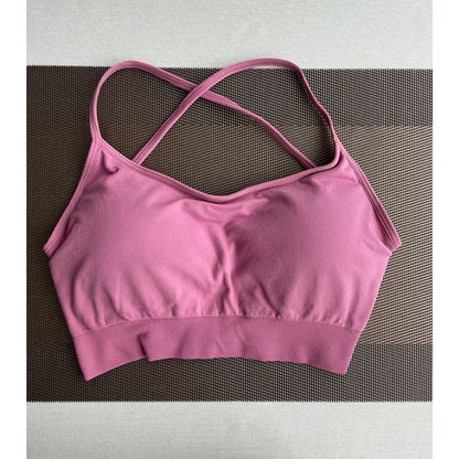 Invincible Seamless Bra — Women's Spandex Fitness & Leisure Sports Bra, Breathable & Elastic