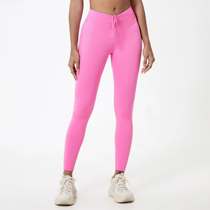High Waist Push-Up Sports Leggings — Women's Fitness & Yoga Tights for Gym & Running