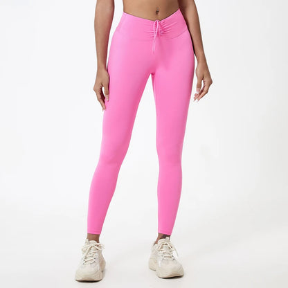 High Waist Push-Up Sports Leggings — Women's Fitness & Yoga Tights for Gym & Running