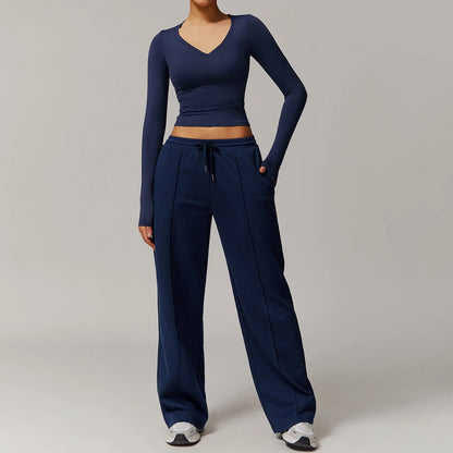 AirForm Lounge Set – Long Sleeve Top & Sweatpants