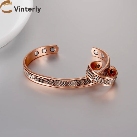 Magnetic Copper Jewelry Set – Health & Style