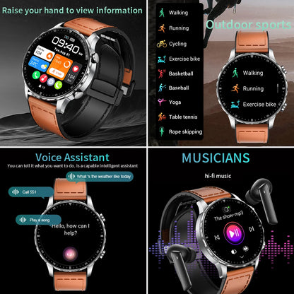 Magnetic Strap Smartwatch – Bluetooth Call, Health Monitor, Sports Features