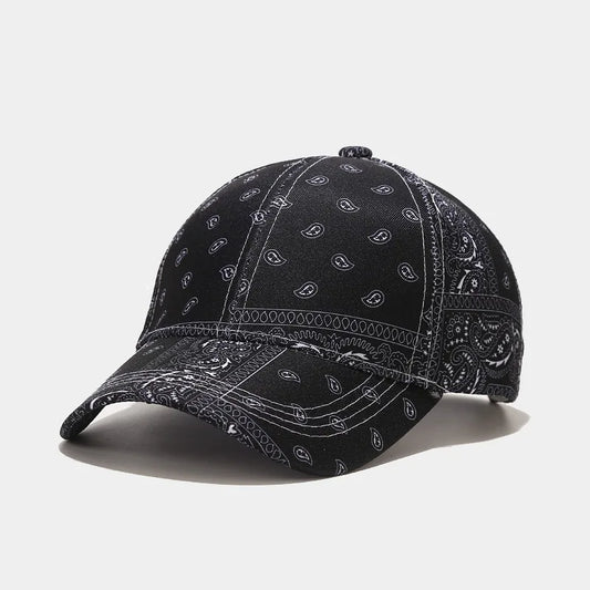 Cashew Flower Snapback Cap | Vintage Hip Hop Baseball Hat – Outdoor Style