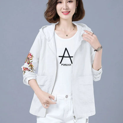 Embroidered Lightweight Summer Jacket