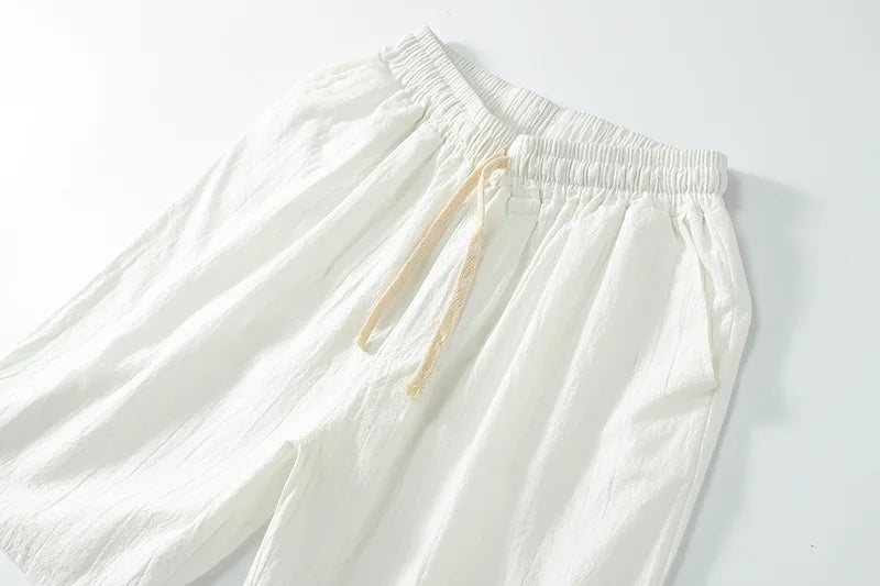 Oversized Linen Shorts – Up to 9XL