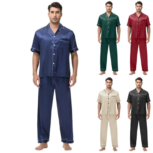 Porto Sleep Set – V-Neck Pajama & Lounge Pants