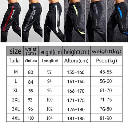 Running Pants with Zipper Pockets – Soccer Training & Jogging Trousers