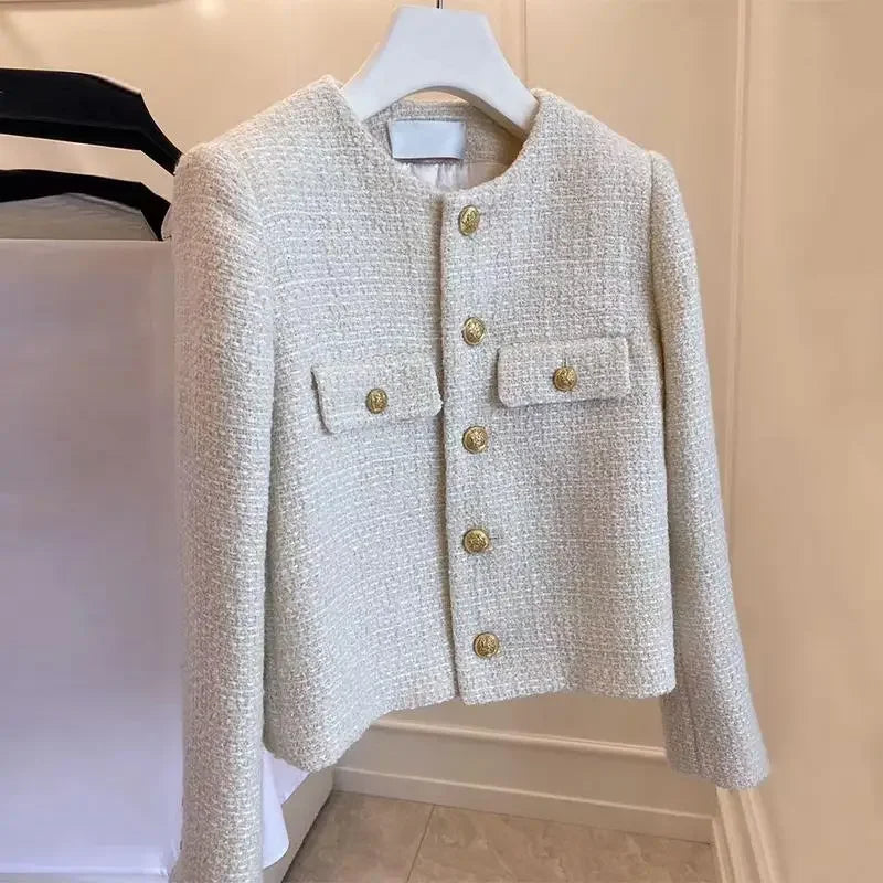 French Wool Tweed Coat