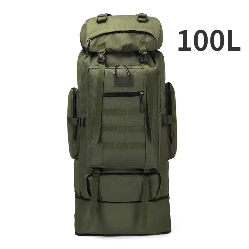 TrekMax 80L/100L Mountaineering Backpack – Tactical Outdoor Pack