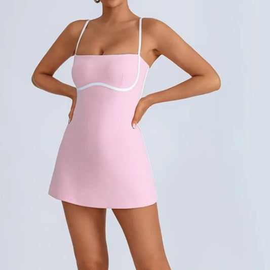 AceCourt Skirt Set – Built-In Bra Tennis Dress