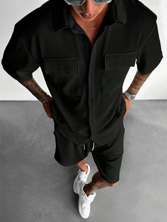 Valencia Cord Set – Shirt Jacket & Cropped Pants