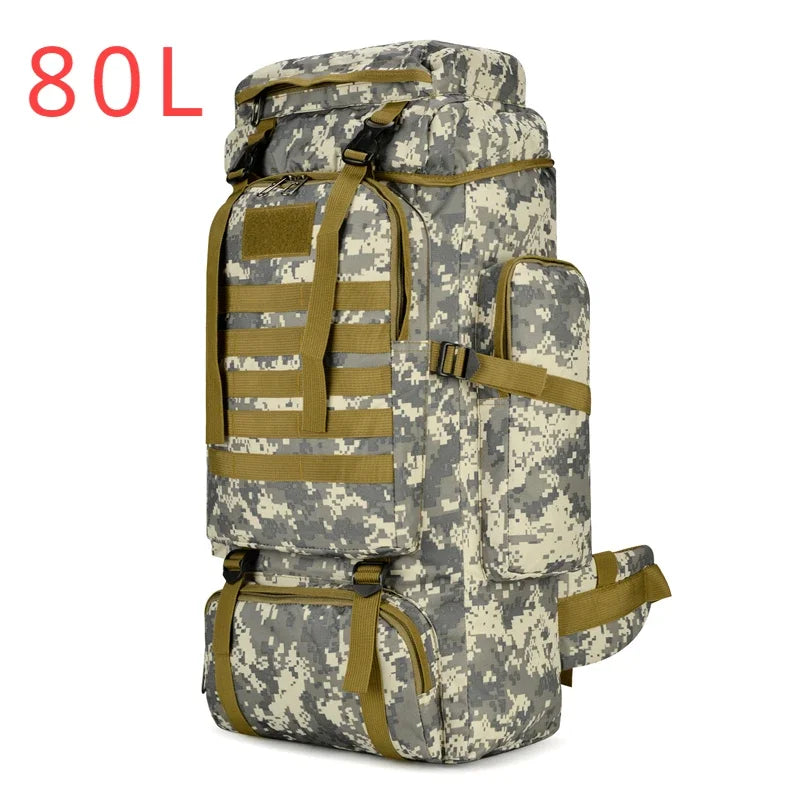 TrekMax 80L/100L Mountaineering Backpack – Tactical Outdoor Pack