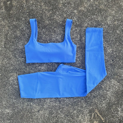FlexBack Sculpt Set – Bra + High Waist Leggings