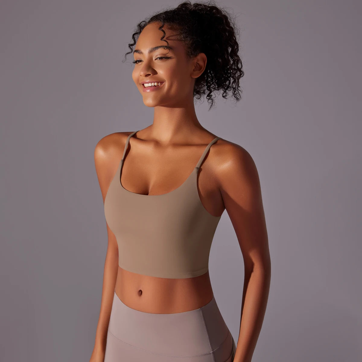 Breathable Sports Bra — Quick-Dry Nylon Seamless Yoga Vest