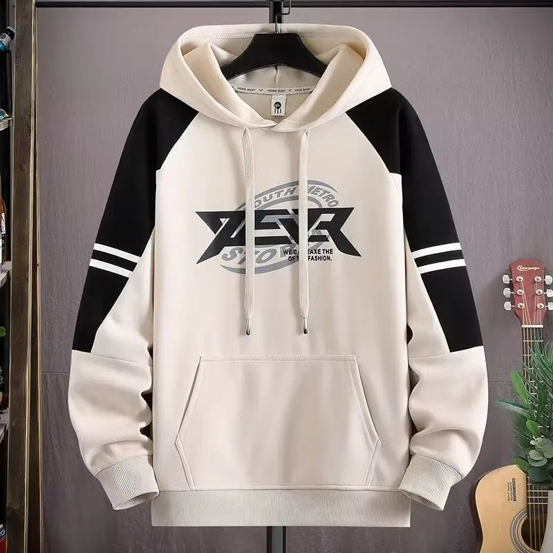 White Oversized Hoodie with Hat