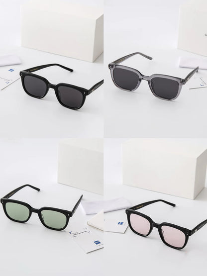 GlowJelly | Retro Jelly Sunglasses – Square Frame, Face-Slimming UV400