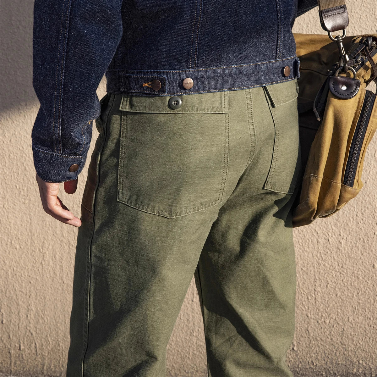 Red Tornado OG-107 Army Fatigue Cotton Trousers – Relaxed Fit