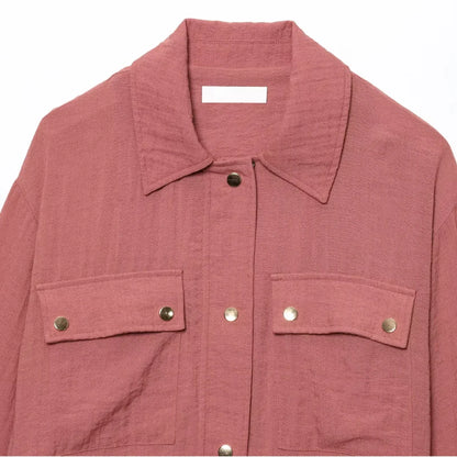 Cropped Button Bomber
