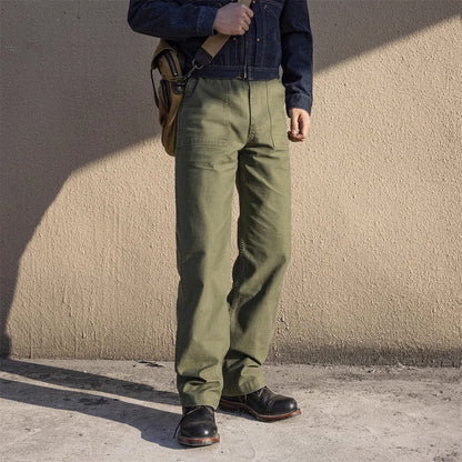 Red Tornado OG-107 Army Fatigue Cotton Trousers – Relaxed Fit