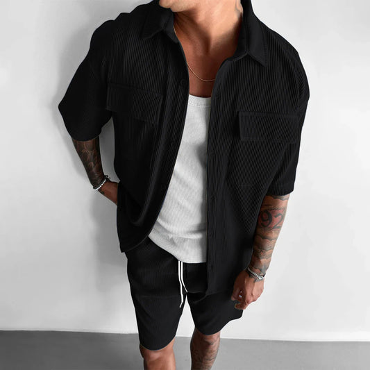 Valencia Cord Set – Shirt Jacket & Cropped Pants