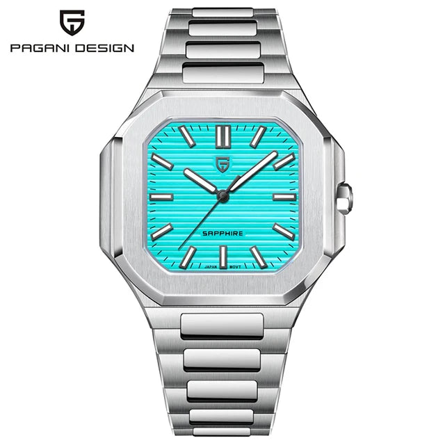 Quartz Sports Watch – Sapphire Glass, Waterproof, Stainless Steel Build
