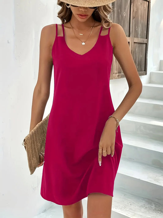 Deep Abstract Ink Print Maxi Dress — Vacation Party Long Dress S-XXL