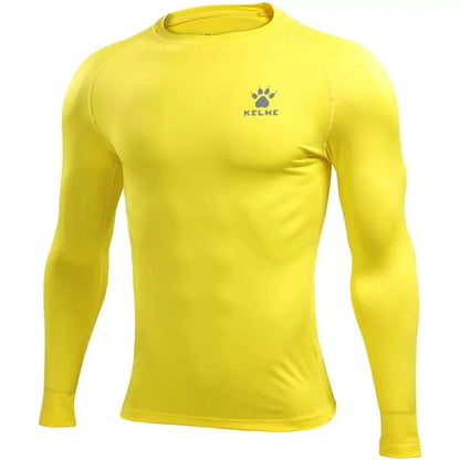 KELME Compression Running Tights & Long Sleeve Shirt – Bodybuilding Fitness