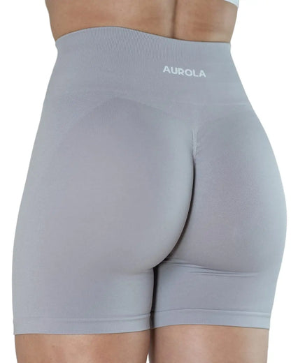 Seamless Scrunch Workout Shorts — Women's High Waist Gym & Yoga Fitness Shorts