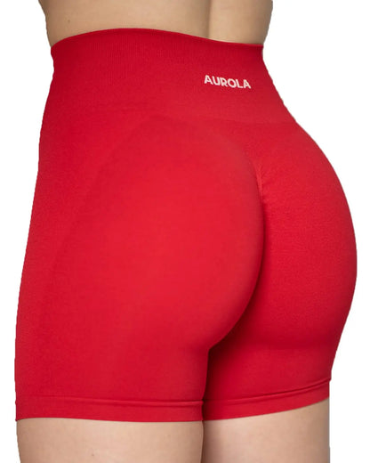 Seamless Scrunch Workout Shorts — Women's High Waist Gym & Yoga Fitness Shorts