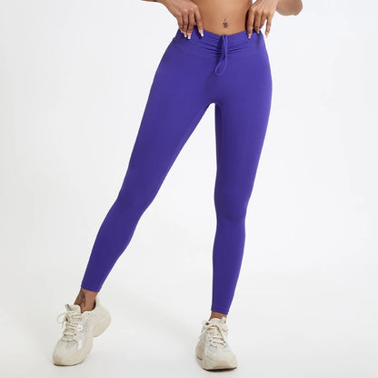 High Waist Push-Up Sports Leggings — Women's Fitness & Yoga Tights for Gym & Running