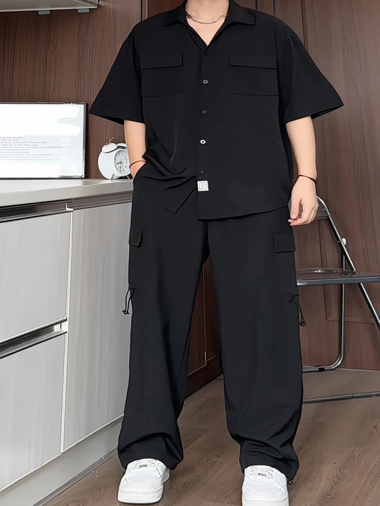 Tokyo Silk Set – Ice Silk Shirt & Pants