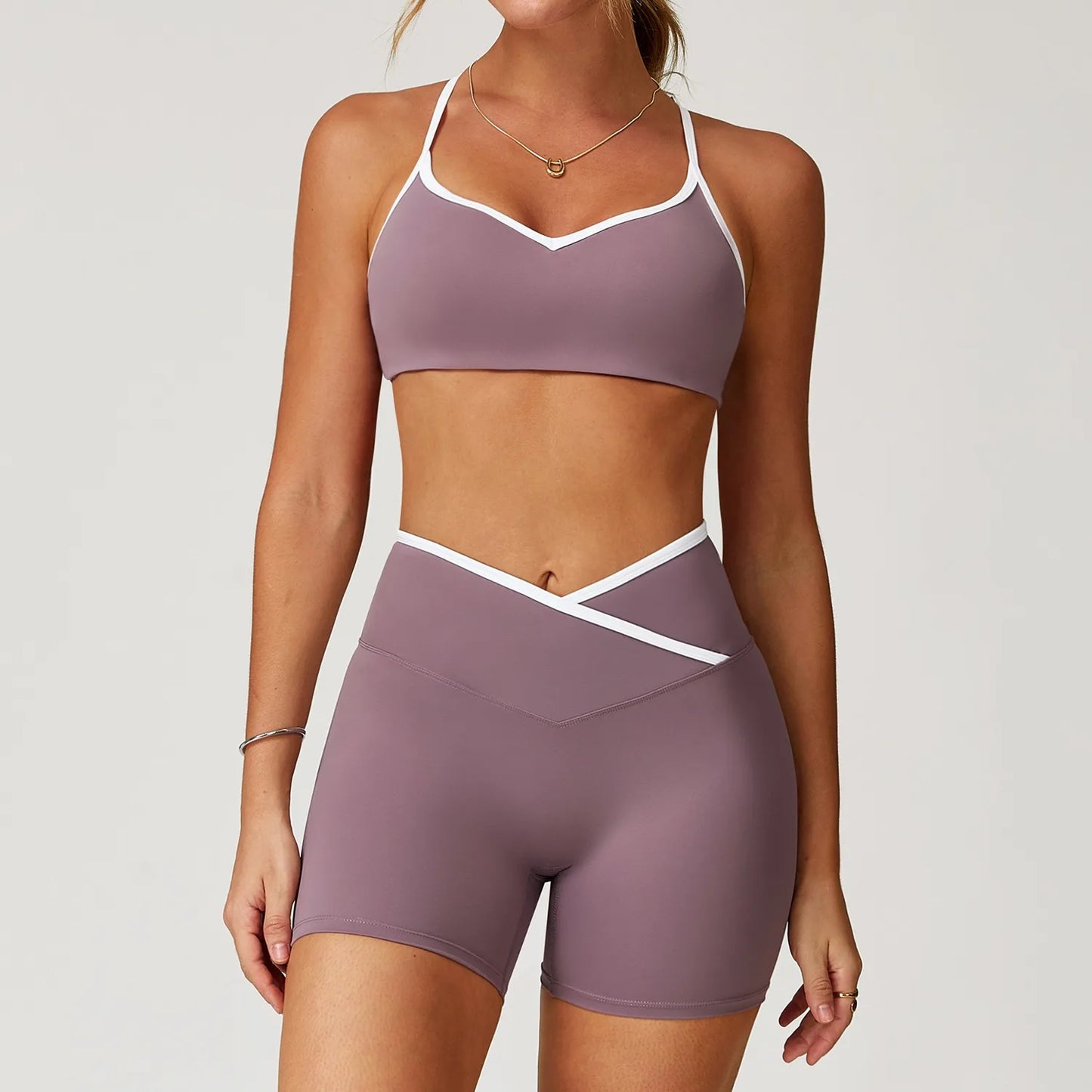 CrossRise Power Set – Pilates-Ready Leggings