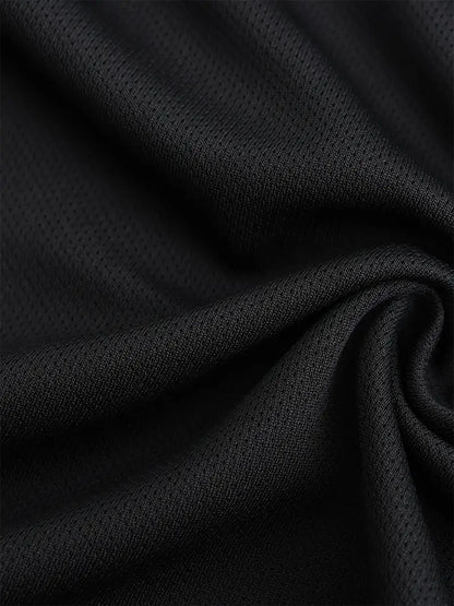 Essential Black Sports Vest – 5-Pack Breathable Fit