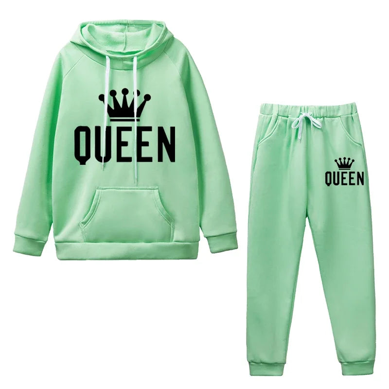 Hoodie & Jogging Pants Set – Casual Printed Tracksuit