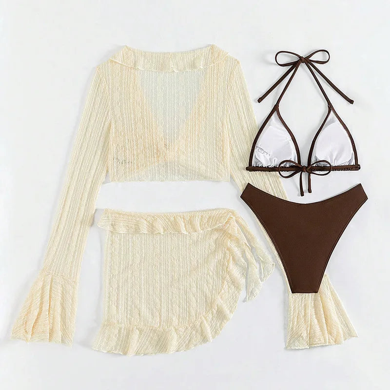 Lettuce Trim Bikini Set