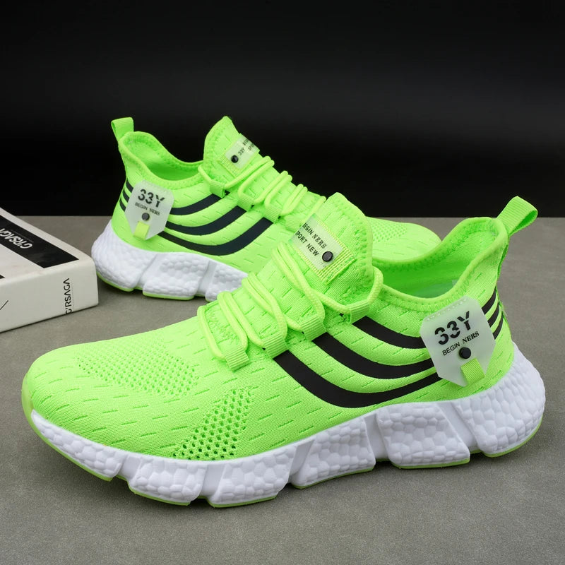 MeshTech Runners | Unisex Breathable Platform Sneakers – Lightweight, Sport-Ready Comfort