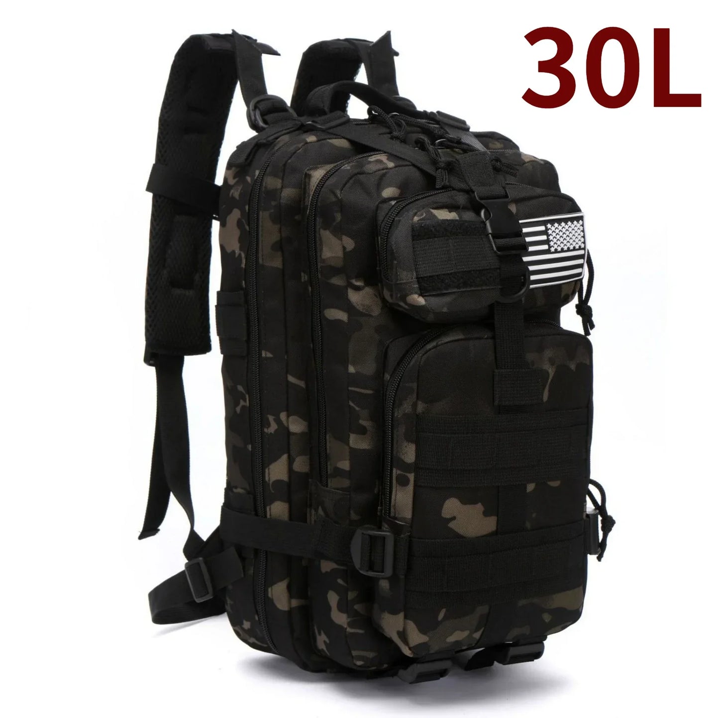 RangerTrek Tactical Backpack – 30L/50L Waterproof Nylon Outdoor Bag