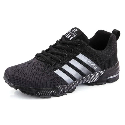 Breathable Mesh Running Sneakers — Lightweight Outdoor Athletic Jogging Shoes