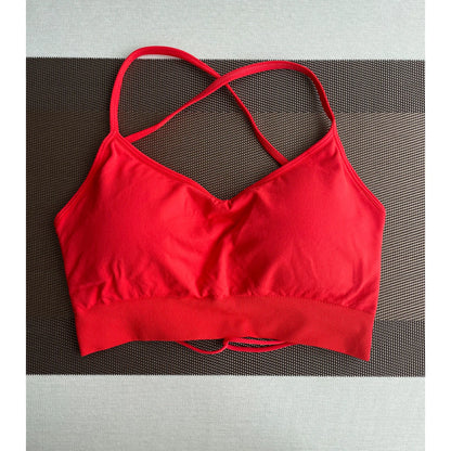 Invincible Seamless Bra — Women's Spandex Fitness & Leisure Sports Bra, Breathable & Elastic