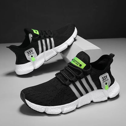Lightweight Mesh Walking Sneakers — Plus Size Casual Tennis Shoes