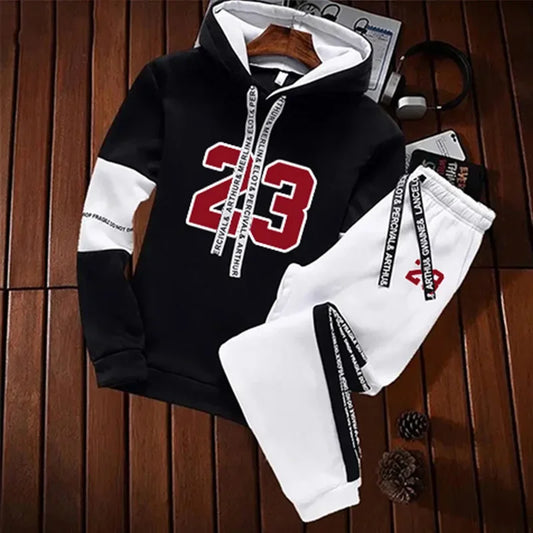 Classic Hoodie & Sweatpants Set – Hot-Selling Tracksuit