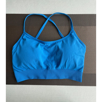 Invincible Seamless Bra — Women's Spandex Fitness & Leisure Sports Bra, Breathable & Elastic