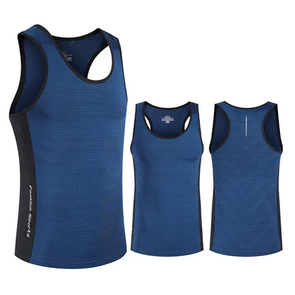 Running Sweatshirt Vest – Marathon Fitness Sleeveless Undershirt