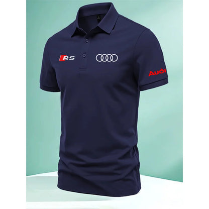 Audi Lapel Polo – Sporty Casual