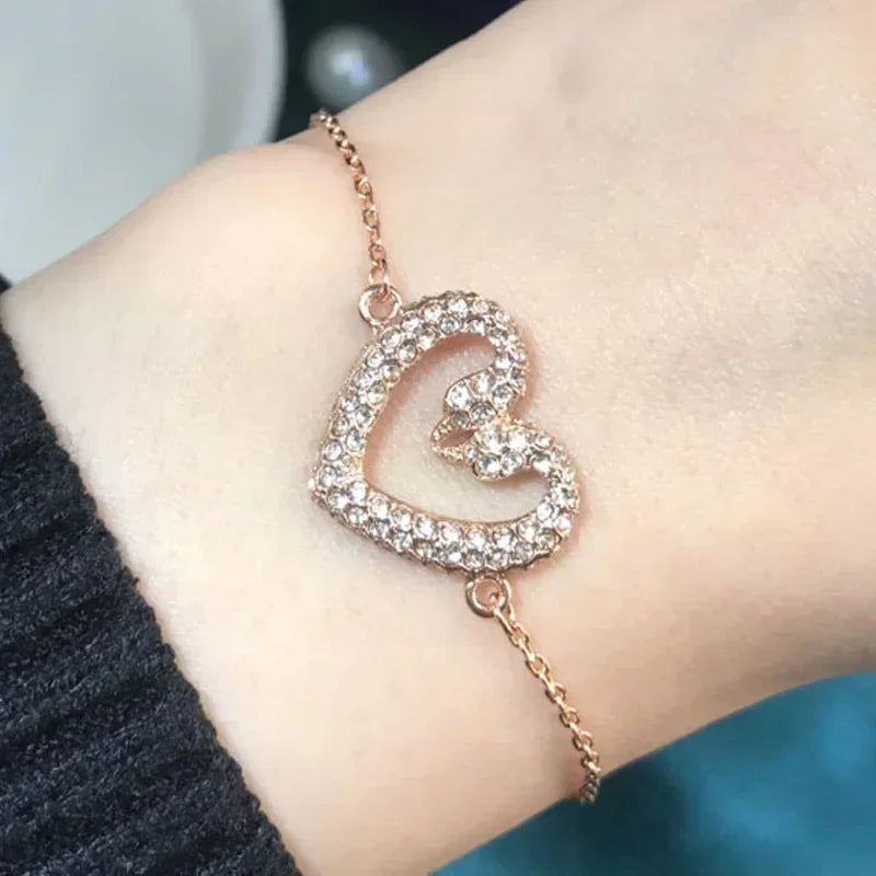 Pink Heart Crystal Set – Pearl Party Edition