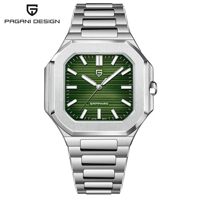 Quartz Sports Watch – Sapphire Glass, Waterproof, Stainless Steel Build