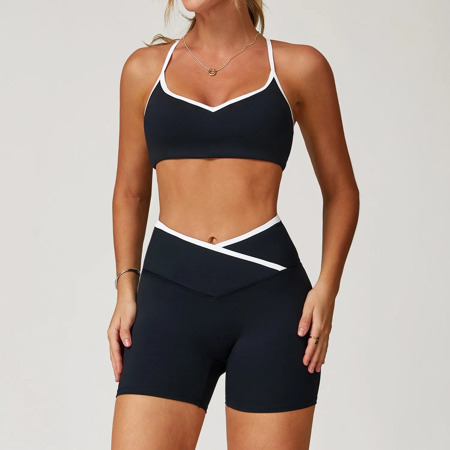 CrossRise Power Set – Pilates-Ready Leggings