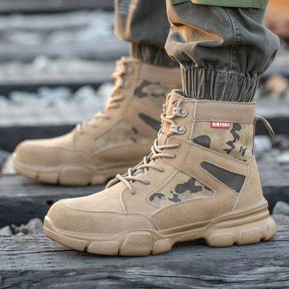 Indestructible Safety Sneakers — Steel Toe & Puncture-Proof Tactical Shoes