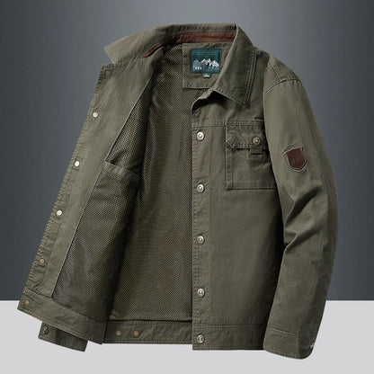 Classic Baseball Jacket — Warm Windproof Cargo Bomber, British Style
