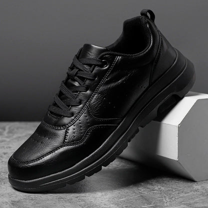 Soft Moccasin Sneakers — Casual Leather with Solid Urban Design